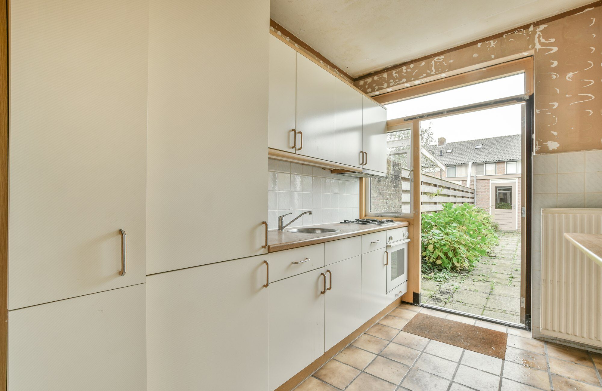 Kitchen during renovation